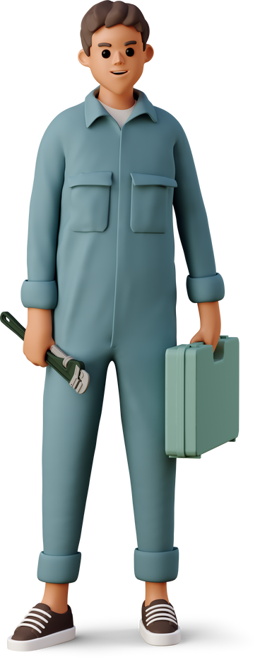 A Picture of a plumber